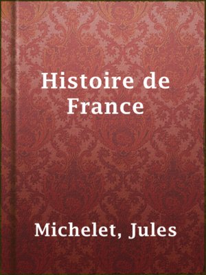 Histoire de France - ebook